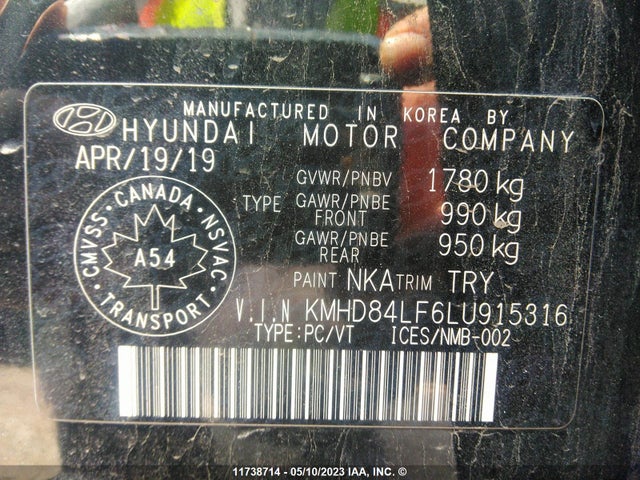 Hyundai Elantra Preferred 2020 KMHD84LF6LU915316 Image 10
