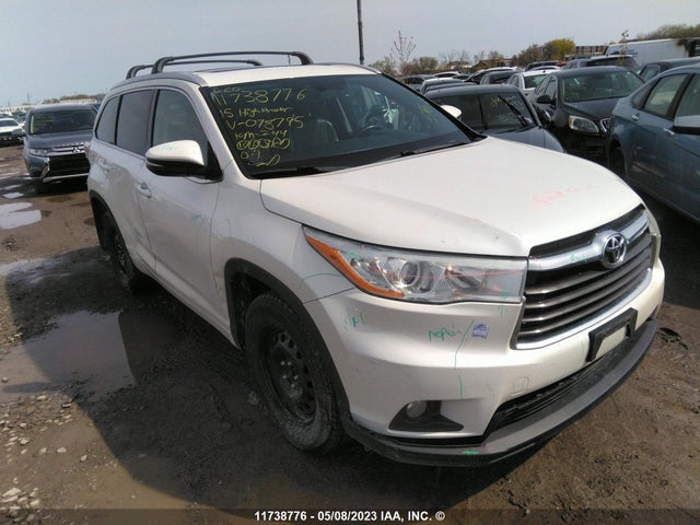 Toyota Highlander Xle 2015 5TDJKRFH5FS078795 Image 1