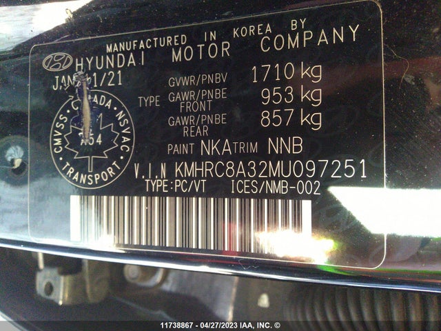 Hyundai Venue Preferred 2021 KMHRC8A32MU097251 Image 9