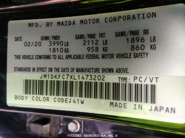 Mazda Cx-3 Touring 2020 JM1DKFC7XL1473202 Image 11
