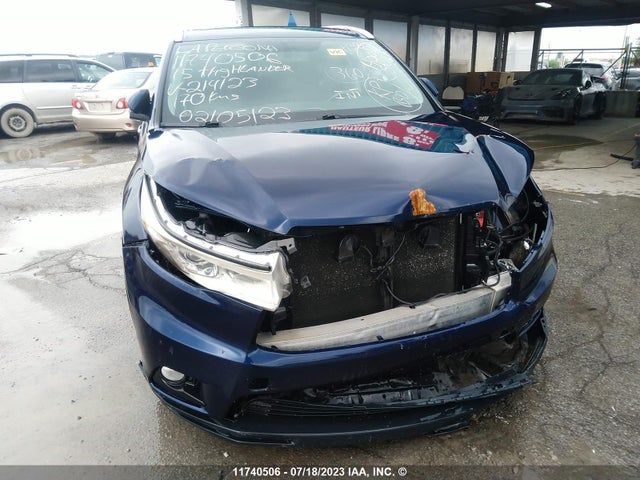 Toyota Highlander Xle 2015 5TDJKRFH2FS214123 Image 6