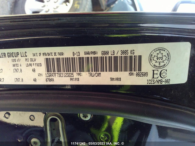 RAM 1500 St 2014 1C6RR7FT9ES123225 Image 10