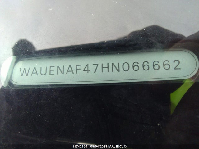 WAUENAF47HN066662 Audi A4 Premium Plus