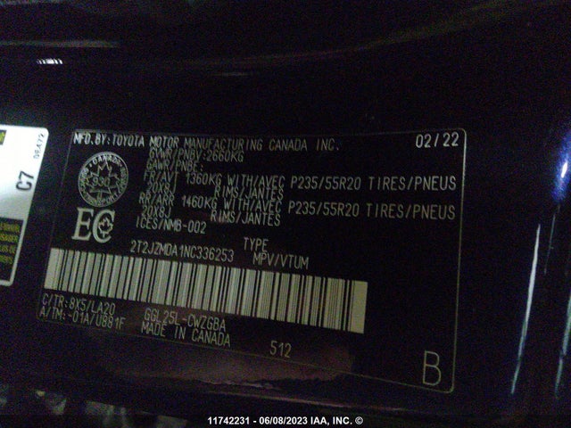2T2JZMDA1NC336253 Lexus Rx Rx 350