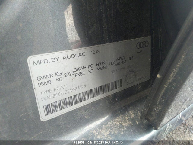WAUBFCFL2EN027475 Audi A4 PREMIUM
