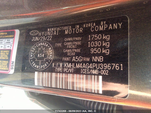 Hyundai Elantra Preferred 2023 KMHLM4AG4PU396761 Image 10