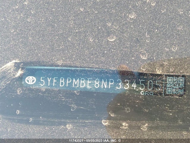 Toyota Corolla L/le/xle 2022 5YFBPMBE8NP334505 Image 9