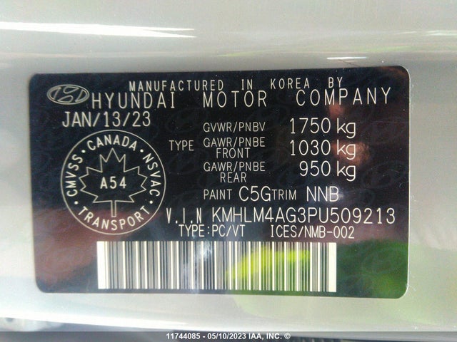 Hyundai Elantra Preferred 2023 KMHLM4AG3PU509213 Image 10