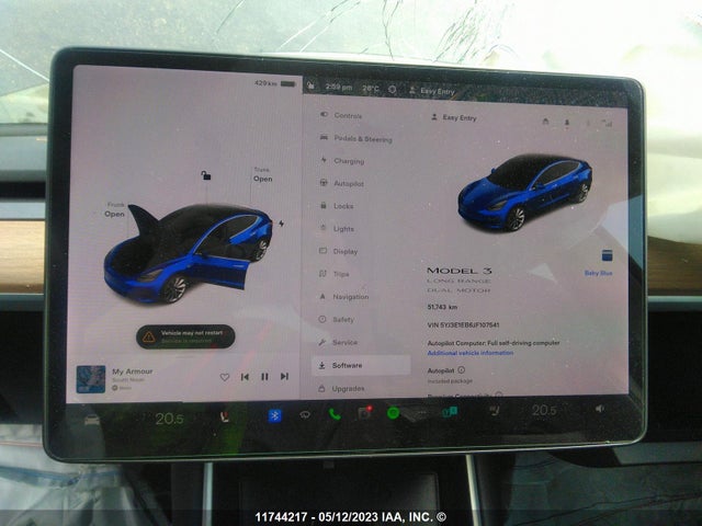 Tesla Model 3 Long Range 2018 5YJ3E1EB6JF107541 Image 7