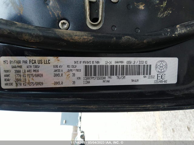 1C6RR7PM1FS569300 RAM 1500 Longhorn