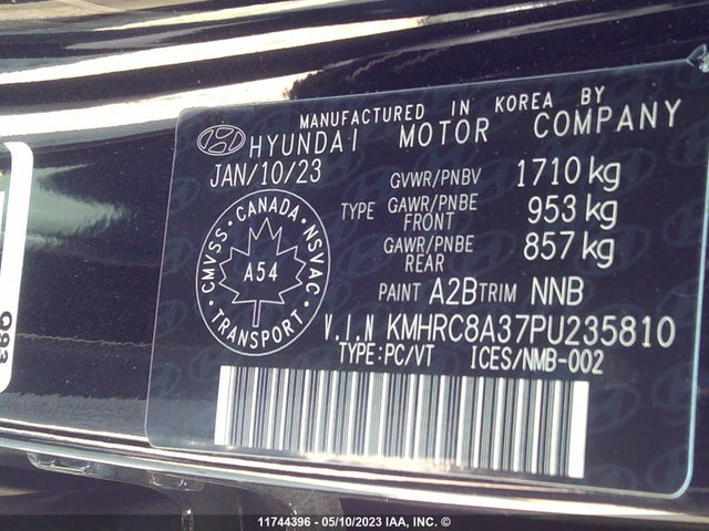 Hyundai Venue Preferred 2023 KMHRC8A37PU235810 Image 9