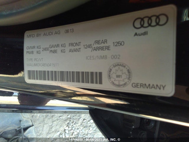 WAUJMCFC4EN041511 Audi A6 Technik Quattro