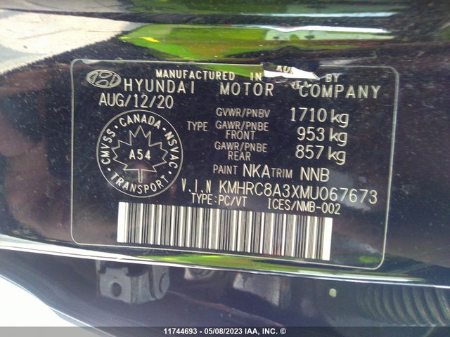 Hyundai Venue Preferred 2021 KMHRC8A3XMU067673 Image 11