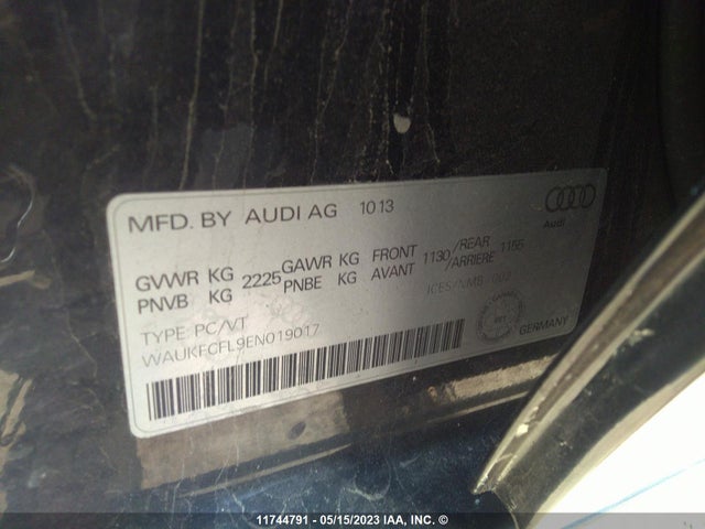 WAUKFCFL9EN019017 Audi A4 Prestige