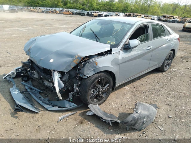 Hyundai Elantra Blue 2021 KMHLM4AJ2MU004951 Image 2