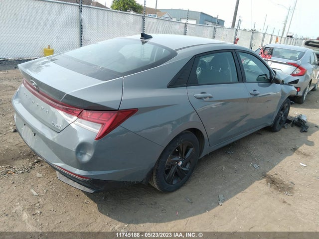 Hyundai Elantra Blue 2021 KMHLM4AJ2MU004951 Image 4