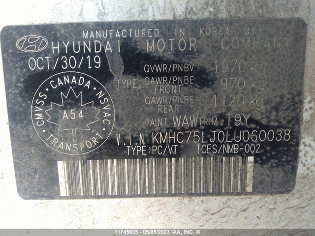Hyundai IONIQ SE 2020 KMHC75LJ0LU060038 Image 9