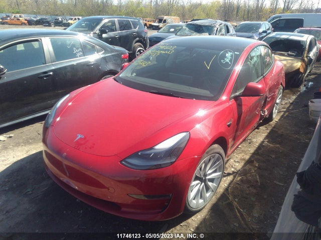 Tesla MODEL 3 2022 5YJ3E1EB3NF277989 Image 2