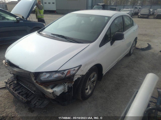 Honda Civic Sedan Lx 2014 2HGFB2E4XEH007117 Image 2