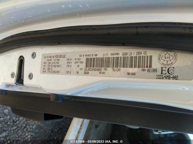 3C6JR6EGXHG648852 RAM 1500 Slt