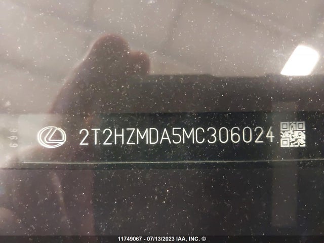 2T2HZMDA5MC306024 Lexus Rx Rx 350