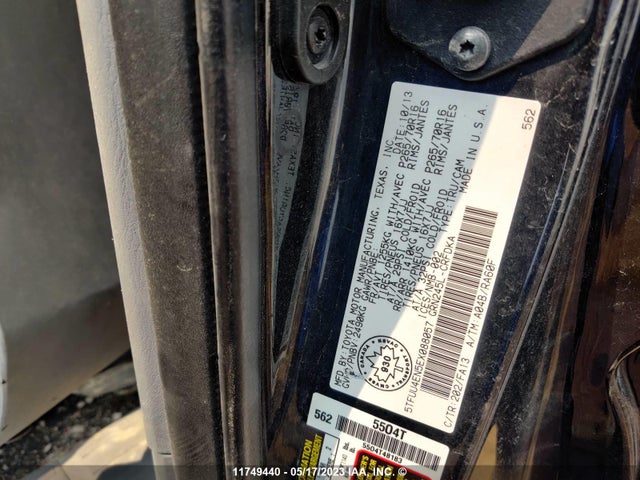 Toyota TACOMA 2014 5TFUU4EN5EX088057 Image 9
