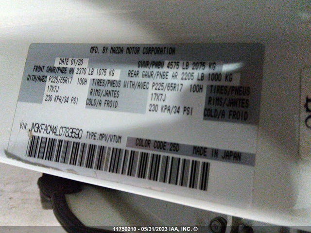 Mazda Cx-5 Gs 2020 JM3KFACM4L0783590 Image 9