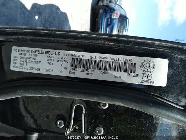 1C6RR7GT1ES186737 RAM 1500 Outdoorsman