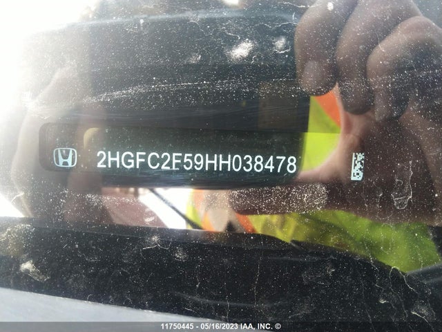 Honda Civic Lx 2017 2HGFC2F59HH038478 Image 11