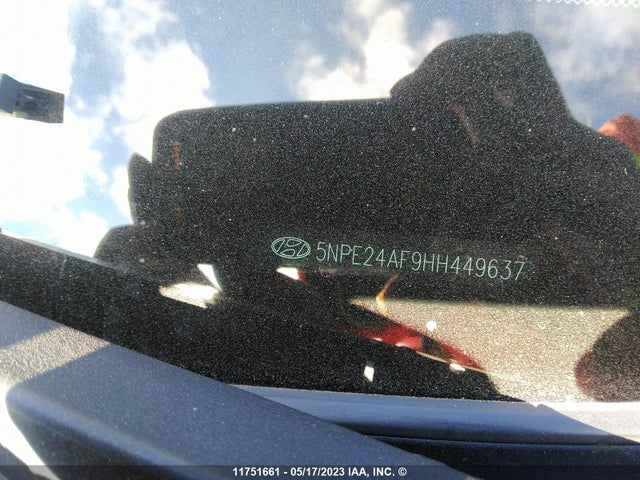 Hyundai SONATA SE 2017 5NPE24AF9HH449637 Image 10