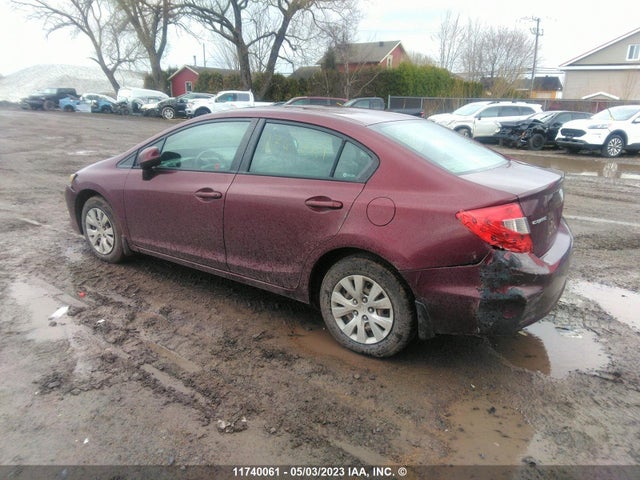 Продажа на аукционе авто 2012 Honda Civic Lx, vin: 2HGFB2F40CH018784, номер лота: 11740061