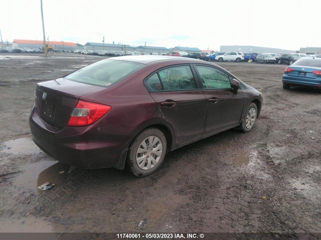 Продажа на аукционе авто 2012 Honda Civic Lx, vin: 2HGFB2F40CH018784, номер лота: 11740061