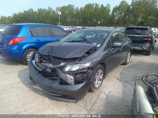Honda Civic Lx 2014 2HGFB2F42EH003108 Image 2