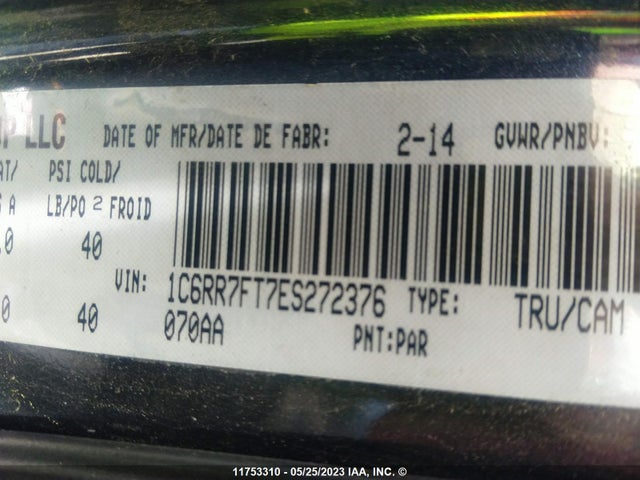 1C6RR7FT7ES272376 RAM 1500 St