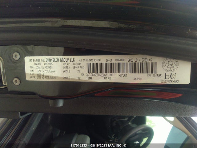 3C6JR6AG3FG539667 RAM 1500 St
