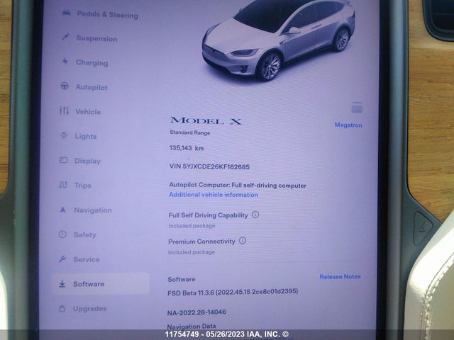 Tesla MODEL X 2019 5YJXCDE26KF182685 Image 8