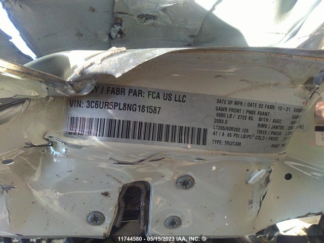 3C6UR5PL8NG181587 RAM 2500 Longhorn