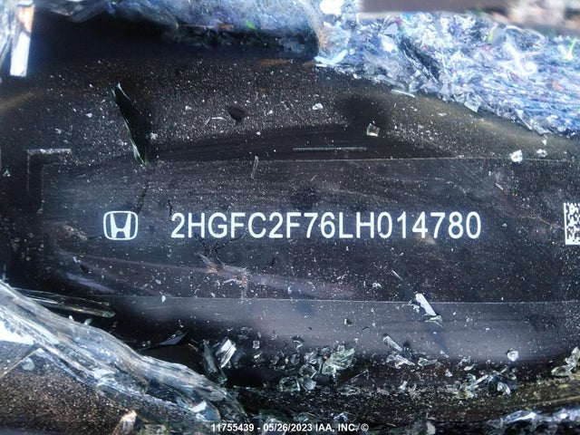 Honda Civic Ex 4dr 2020 2HGFC2F76LH014780 Image 10