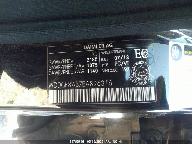 WDDGF8AB7EA896316 Mercedes-Benz C 300 4matic