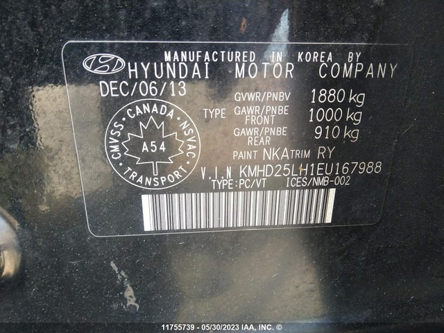 Hyundai ELANTRA GT 2014 KMHD25LH1EU167988 Image 11