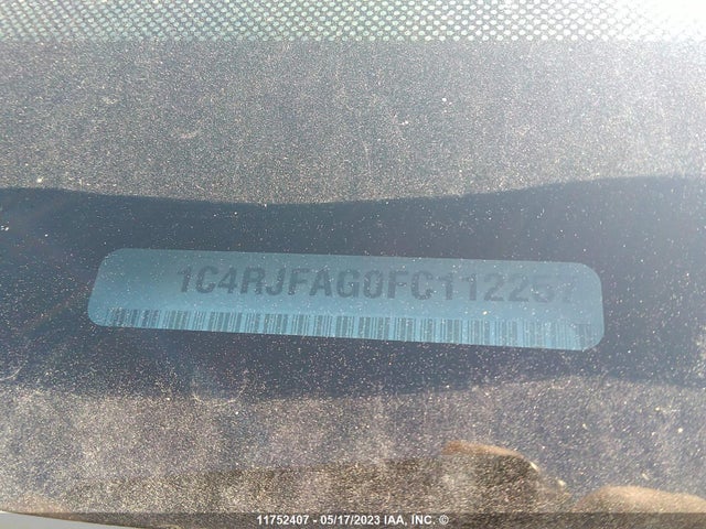 1C4RJFAG0FC112257 Jeep Grand Cherokee Laredo