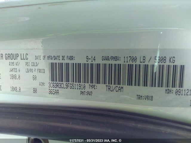 3C63R3CL9FG511910 RAM 3500 St