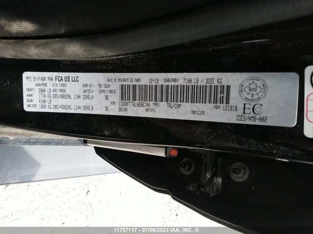 1C6SRFTT6LN266144 RAM 1500 Sport