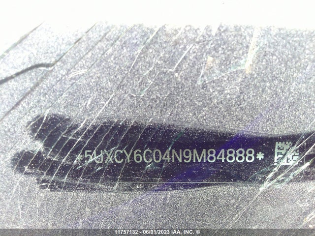BMW X6 Xdrive40i 2022 5UXCY6C04N9M84888 Image 9