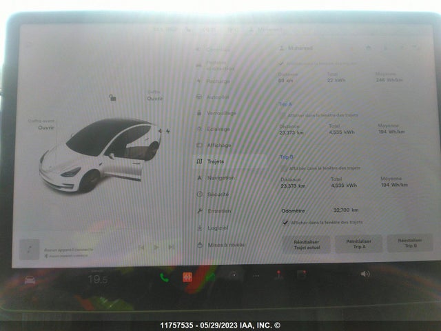 Tesla MODEL 3 2022 5YJ3E1EB8NF273159 Image 9
