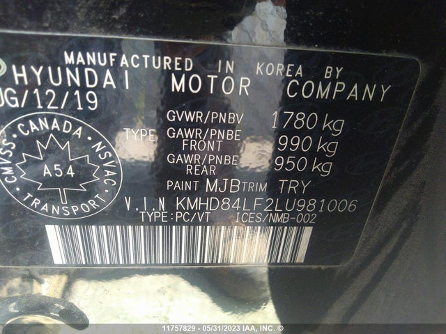 Hyundai Elantra Sel/value/limited 2020 KMHD84LF2LU981006 Image 9