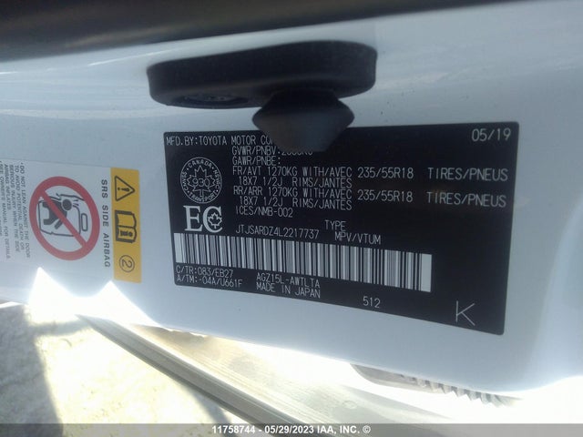 JTJSARDZ4L2217737 Lexus Nx 300 F-sport