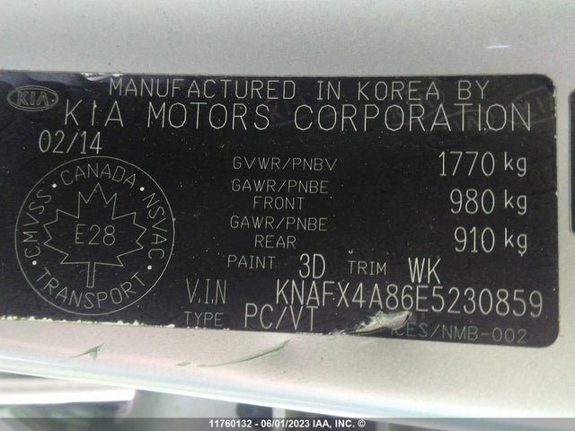 KIA FORTE EX 2014 KNAFX4A86E5230859 Image 11