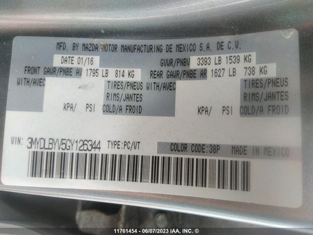 Toyota Yaris 2016 3MYDLBYV5GY126344 Image 11