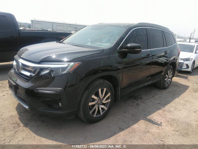 Honda Pilot Black 2021 5FNYF6H72MB503493 Image 2